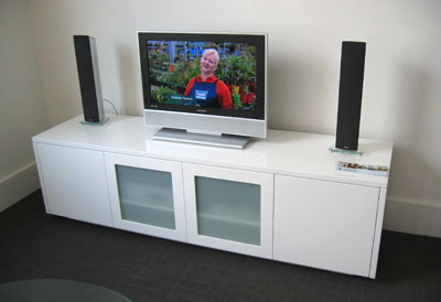 box entertainment unit